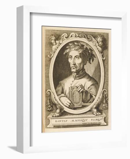 Dante Alighieri Italian Writer-Esme De Boulonois-Framed Art Print