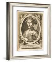 Dante Alighieri Italian Writer-Esme De Boulonois-Framed Art Print