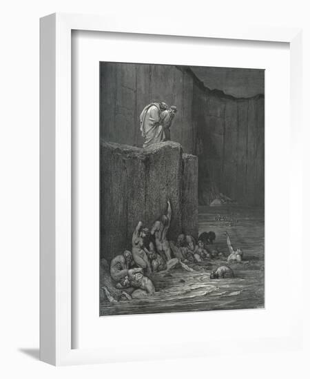 Dante Alighieri La Divina-Gustave Dore-Framed Giclee Print