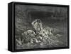 Dante Alighieri La Divina-Gustave Dore-Framed Stretched Canvas