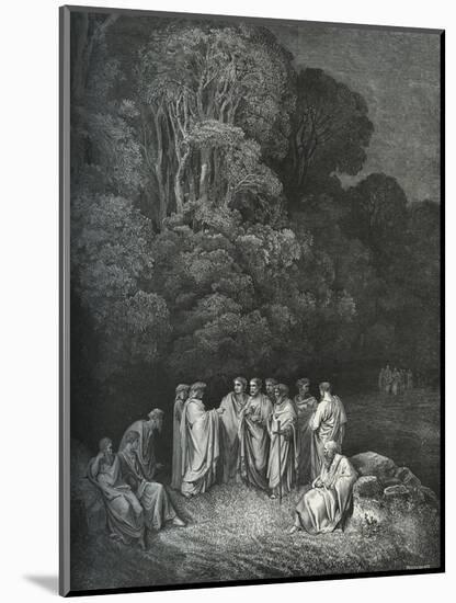 Dante Alighieri La Divina-Gustave Dore-Mounted Giclee Print