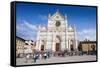 Dante Alighieri Statue, Church of Santa Croce, UNESCO World Heritage Site-Nico Tondini-Framed Stretched Canvas