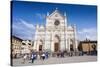 Dante Alighieri Statue, Church of Santa Croce, UNESCO World Heritage Site-Nico Tondini-Stretched Canvas