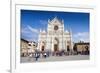 Dante Alighieri Statue, Church of Santa Croce, UNESCO World Heritage Site-Nico Tondini-Framed Photographic Print