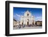 Dante Alighieri Statue, Church of Santa Croce, UNESCO World Heritage Site-Nico Tondini-Framed Photographic Print