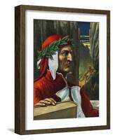 Dante Alighieri-Tancredi Scarpelli-Framed Giclee Print
