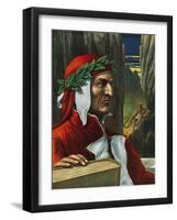 Dante Alighieri-Tancredi Scarpelli-Framed Giclee Print