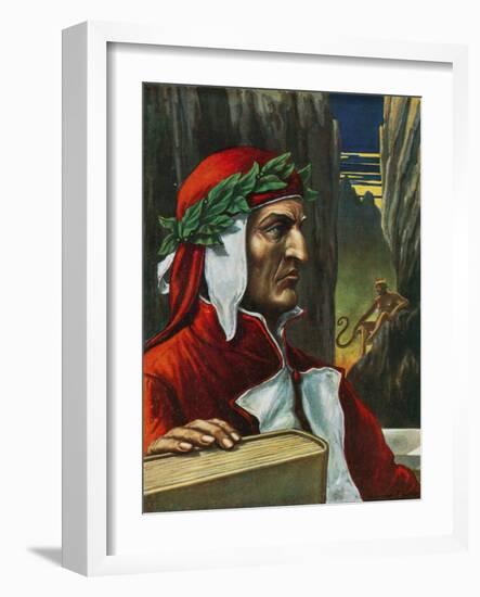 Dante Alighieri-Tancredi Scarpelli-Framed Giclee Print