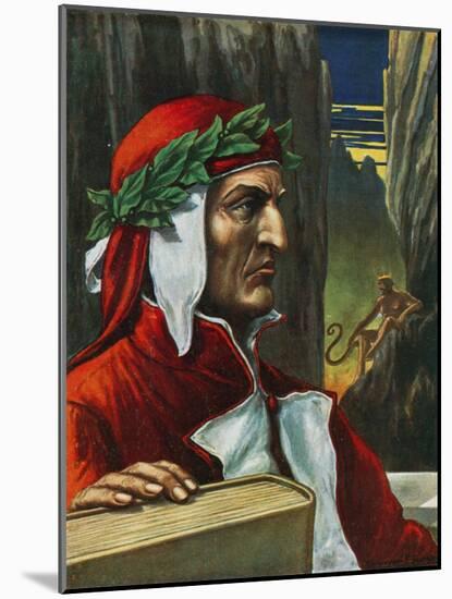 Dante Alighieri-Tancredi Scarpelli-Mounted Giclee Print