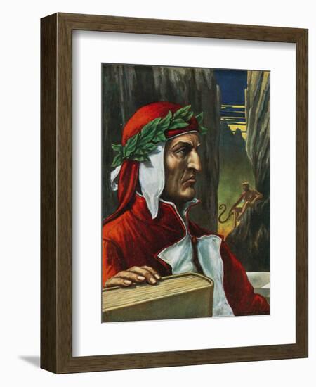 Dante Alighieri-Tancredi Scarpelli-Framed Giclee Print