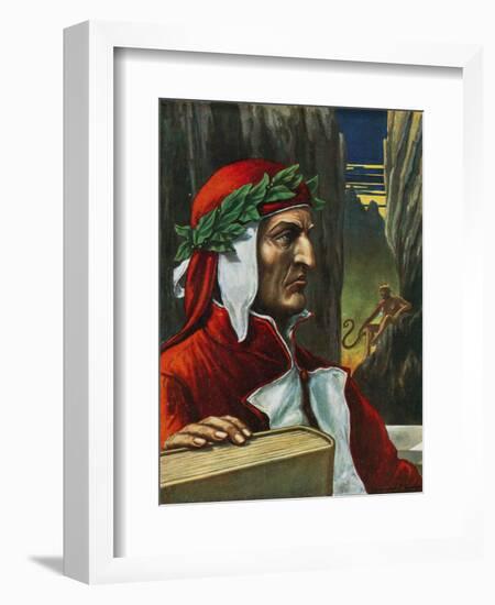 Dante Alighieri-Tancredi Scarpelli-Framed Giclee Print