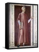 Dante Alighieri-Andrea Del Castagno-Framed Stretched Canvas