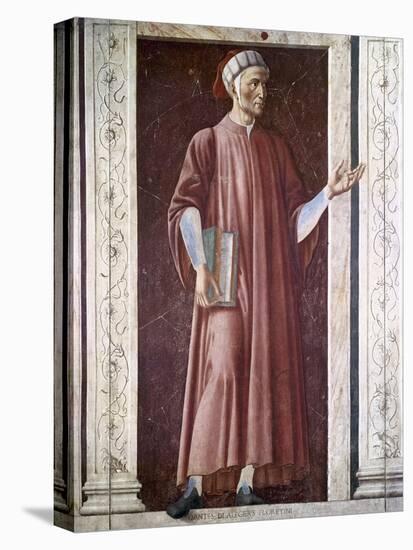 Dante Alighieri-Andrea Del Castagno-Stretched Canvas