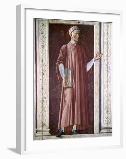 Dante Alighieri-Andrea Del Castagno-Framed Giclee Print