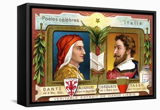 Dante Allighieri and Torquato Tasso, C1900-null-Framed Stretched Canvas