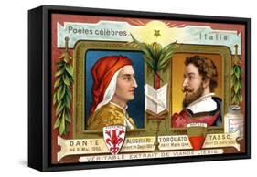 Dante Allighieri and Torquato Tasso, C1900-null-Framed Stretched Canvas