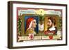 Dante Allighieri and Torquato Tasso, C1900-null-Framed Giclee Print