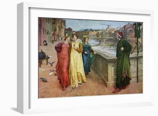 Dante and Beatrice, 1883-Henry Holiday-Framed Giclee Print