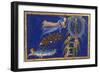 Dante and Beatrice Ascending To the Heaven Of Saturn-Dante Alighieri-Framed Premium Giclee Print