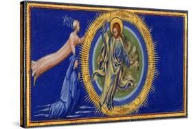 Dante and Beatrice Before Christ the Redeemer-Dante Alighieri-Stretched Canvas