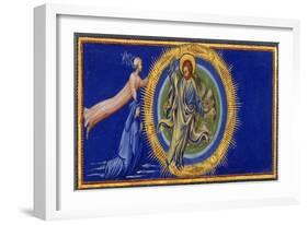 Dante and Beatrice Before Christ the Redeemer-Dante Alighieri-Framed Giclee Print