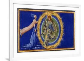 Dante and Beatrice Before Christ the Redeemer-Dante Alighieri-Framed Giclee Print