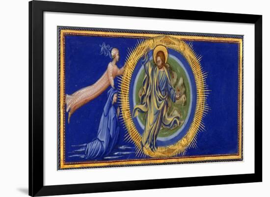 Dante and Beatrice Before Christ the Redeemer-Dante Alighieri-Framed Giclee Print