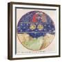 Dante and Beatrice Contemplating the Sign of Gemini, the Planets and the Earth-null-Framed Giclee Print