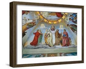 Dante and Beatrice Speak to Piccarda and Constance-Philipp Veit-Framed Giclee Print