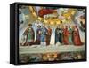 Dante and Beatrice Speak to the Teachers of Wisdom-Philipp Veit-Framed Stretched Canvas