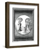 Dante and Beatrice Transported to the Moon, 16th Century-null-Framed Giclee Print