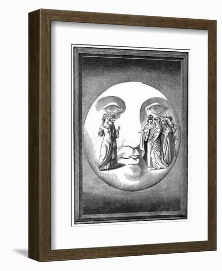 Dante and Beatrice Transported to the Moon, 16th Century-null-Framed Giclee Print