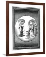Dante and Beatrice Transported to the Moon, 16th Century-null-Framed Giclee Print