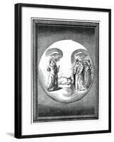 Dante and Beatrice Transported to the Moon, 16th Century-null-Framed Giclee Print