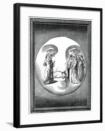 Dante and Beatrice Transported to the Moon, 16th Century-null-Framed Giclee Print