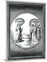 Dante and Beatrice Transported to the Moon, 16th Century-null-Mounted Giclee Print