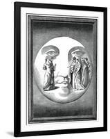 Dante and Beatrice Transported to the Moon, 16th Century-null-Framed Giclee Print