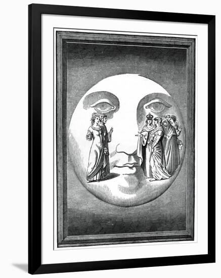 Dante and Beatrice Transported to the Moon, 16th Century-null-Framed Giclee Print