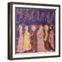 Dante and Beatrice with the Saints of Paradise, from "The Divine Comedy"-null-Framed Giclee Print