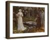 Dante and Beatrice-John William Waterhouse-Framed Giclee Print