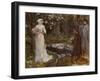 Dante and Beatrice-John William Waterhouse-Framed Giclee Print