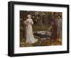 Dante and Beatrice-John William Waterhouse-Framed Premium Giclee Print