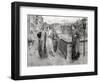 Dante and Beatrice-null-Framed Art Print