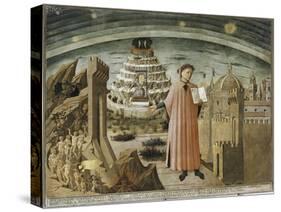 Dante and His Poem-Domenico di Michelino-Stretched Canvas