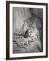 Dante and Pope Adrian V-Gustave Dore-Framed Giclee Print