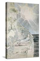 Dante and Statius Sleeping-William Blake-Stretched Canvas