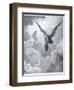 Dante and the Eagle, from 'The Divine Comedy' (Purgatorio) by Dante Alighieri (1265-1321)…-Gustave Doré-Framed Giclee Print