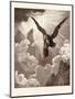 Dante and the Eagle-Gustave Dore-Mounted Giclee Print