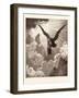 Dante and the Eagle-Gustave Dore-Framed Giclee Print