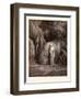 Dante and the Spirit of Forese-Gustave Dore-Framed Premium Giclee Print